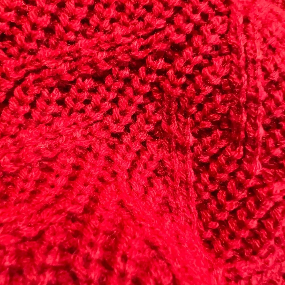 Piombo Red Cable Knit Crewneck Sweater - Picture 6 of 9